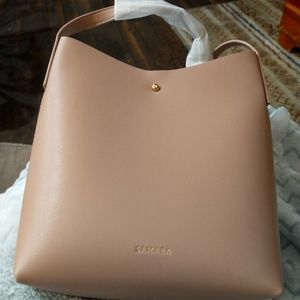 Samara crossbody purse in blush